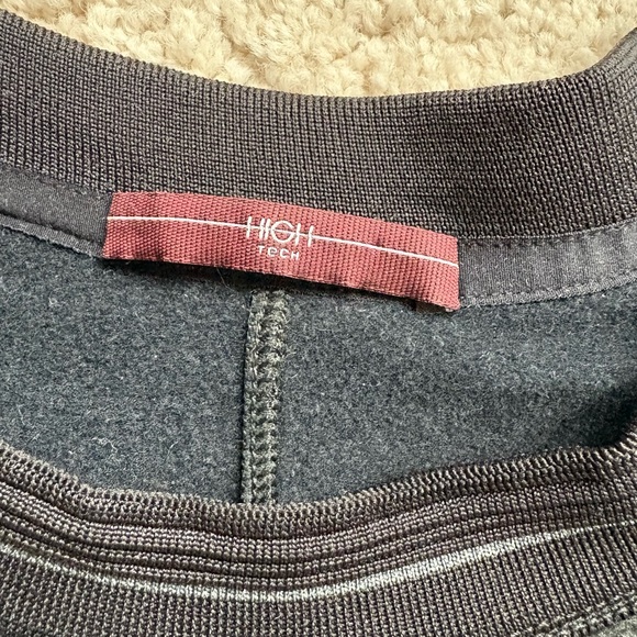 Chic High By Claire Campbell Black and Gray Long Sleeve Top - Picture 3 of 10